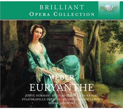 Jessye Norman, Nicolai Gedda, Tom Krause, Rundfunkchor Leipzig, … - Euryanthe - Brilliant Opera Collection (3 CDs)