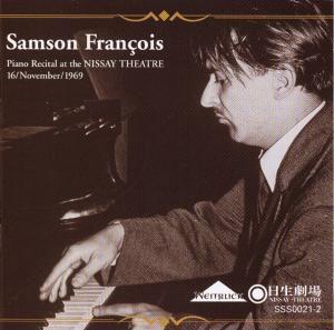 César Franck (1822-1890), Gabriel Fauré (1845-1924), Claude Debussy (1862-1918) & Samson François - Piano Recital at Nissay Theatre 16. November 1969