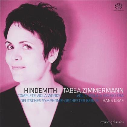Paul Hindemith (1895-1963), Hans Graf, Tabea Zimmermann & Deutsches Symphonie-Orchester Berlin - Complete Viola Works - Vol. 1 - Viola and Orchestra