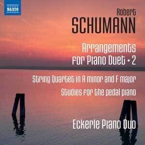 Eckerle Piano Duo & Robert Schumann (1810-1856) - Arrangements for Piano Duet 2 - Arrangements für Klavierduet 2 - Studies For The Pedal Piano