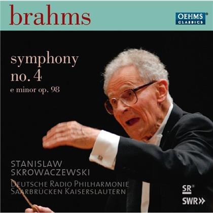 Johannes Brahms (1833-1897), Stanislaw Skrowaczewski & Deutsche Radio Philharmonie Saarbrücken-Kaiserslautern - Sinfonie Nr. 4