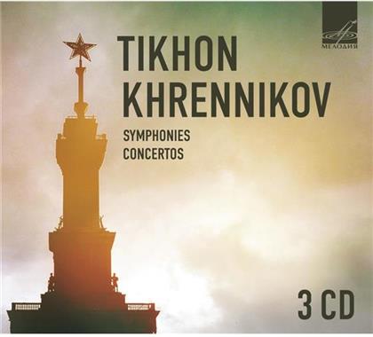 Vadim Repin (Vl) Valentin Feigin Mikhail Khom (V, Valentin Feigin, Mikhail Khom, Tikhon Khrennikov (1913-2007) & Vadim Repin - Sinfonien & Konzerte (3 CDs)
