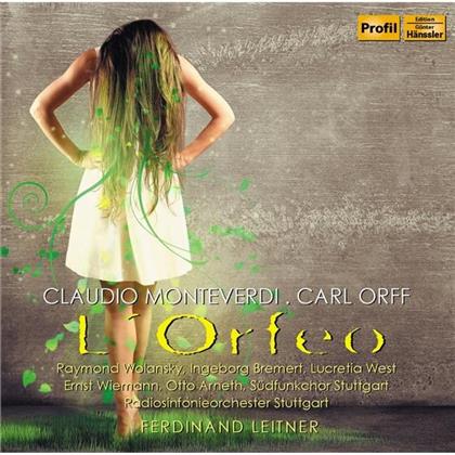 Claudio Monteverdi (1567-1643), Carl Orff (1895-1982), Ferdinand Leitner & Radio-Sinfonieorchester Stuttgart - L'orfeo