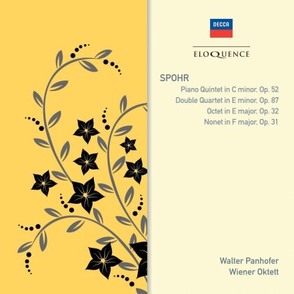 Walter Panhofer, Wiener Oktett & Louis Spohr (1784-1859) - Piano Quintet op.52, Double Quartet E minor op. 87, Octet E major op. 32, Nonet in F major op.31 - Eloquence (2 CDs)