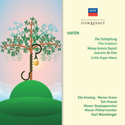 Wiener Staatopernchor, Elly Ameling, Werner Krenn, Tom Krause, Joseph Haydn (1732-1809), … - The Creation / Missa brevis Sancti (Little Organ Mass) - Eloquence (2 CD)