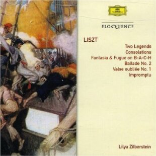 Franz Liszt (1811-1886) & Lilya Zilberstein - Two Legends / Consolations / Fantasia & Fugue on B-A-C-H, Ballade No. 2, Valse oubliée No. 1, Impromtu - Eloquence