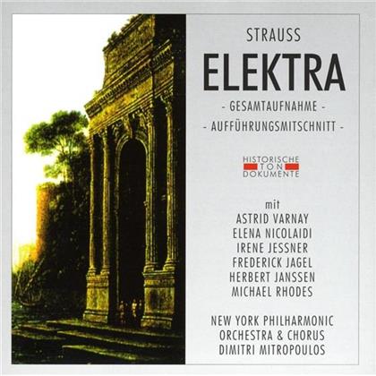 Astrid Varnay, Elena Nicolaidi, Irene Jessner, Frederick Jagel, Herbert Janssen, … - Elektra - Gesamtaufnahme (2 CDs)