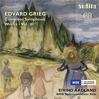 Edvard Grieg (1843-1907), Eivind Aadland & WDR Sinfonieorchester Köln - Sinfonische Werke 3 - Complete Symphonic Works Vol. 3