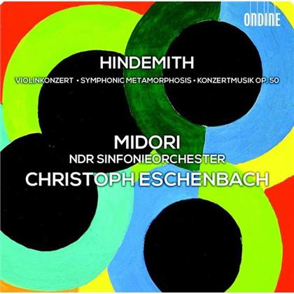 Paul Hindemith (1895-1963), Christoph Eschenbach, Midori & NDR Sinfonieorchester - Violinkonzert / Symphonic Metamorphosis / Konzertmusik op. 50