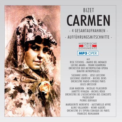 Rise Stevens, Mario Del Monaco, Lucine Amara, Frank Guarrera, Suzanne Juyol, … - Carmen Mp3 Oper (2 CDs)