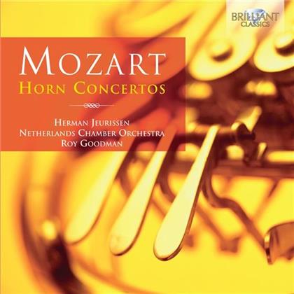 Wolfgang Amadeus Mozart (1756-1791), Roy Goodman, Herman Jeurissen & Netherlands Chamber Orchestra - Horn Concertos - Hornkonzerte