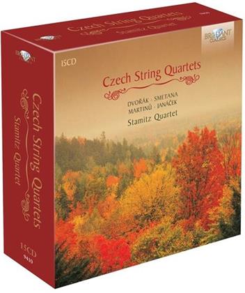 Stamitz Quartet, Antonin Dvorák (1841-1904), Friedrich Smetan, Bohuslav Martinu (1890-1959) & Leos Janácek (1854-1928) - Czech String Quartets - Tschechische Streichquartette (15 CDs)
