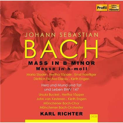 Münchener Bach Orchester, Maria Stader, Hertha Töpper, Ernst Haefliger, Johann Sebastian Bach (1685-1750), … - Mass In B Minor/Messe In H Moll