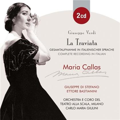 Maria Callas, Orchestra e Coro del Teatro alla Scala Milano, Giuseppe Di Stefano, Giuseppe Verdi (1813-1901) & Carlo Maria Giulini - La Traviata - Gesamtaufnahme In Italienischer Sprache (2 CDs)