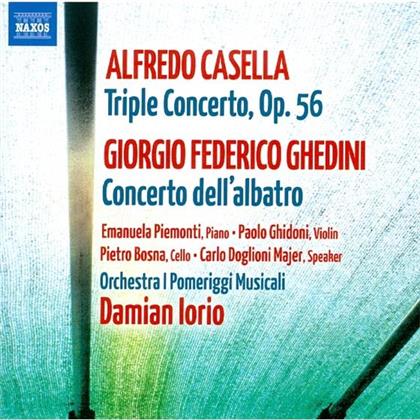 Alfredo Casella (1883-1947), Giorgio Federico Ghedini (1892-1965), Damian Iorio, Paolo Ghidoni, Pietro Bosna, … - Triple Concerto Op.56, Concerto dell' Albatro
