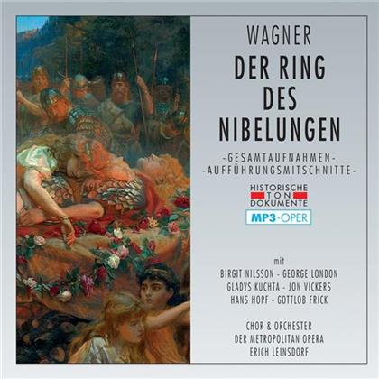 Birgit Nilsson, George London, Richard Wagner (1813-1883) & Erich Leinsdorf - Der Ring Des Nibelungen Mp3 Gesamtaufnahme (2 CDs)
