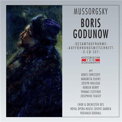 Boris Christoff, Margreta Elkins, Modest Mussorgsky (1839-1881) & Reginald Goodall - Boris Godunow (3 CDs)