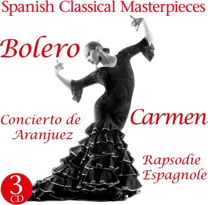 Georges Bizet (1838-1875), Maurice Ravel (1875-1937) & Joaquin Rodrigo (1901-1999) - Carmen, Bolero, Concierto De Aranjuez (3 CDs)