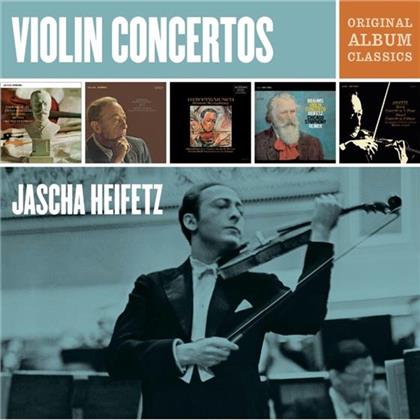 Jascha Heifetz - Jascha Heifetz Violin Concertos - Original Album Classic (5 CDs)