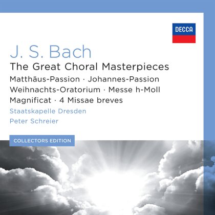 Peter Schreier & Johann Sebastian Bach (1685-1750) - The Great Choral Masterpieces (12 CDs)