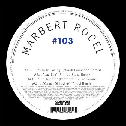 Marbert Rocel - Compost Black Label 103 (LP)