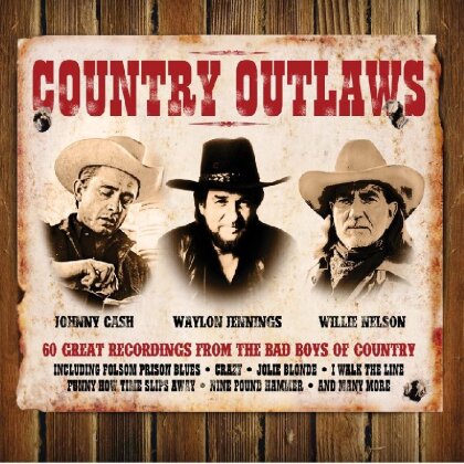 Cash, Jennings & Nelson - Country Outlaws (3 CDs)