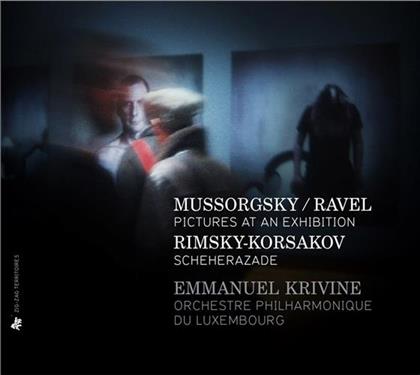 Modest Mussorgsky (1839-1881), Nikolai Rimsky-Korssakoff (1844-1908), Emmanuel Krivine & Orchestre Philharmonique du Luxembourg - Bilder Einer Ausstellung / Scheherazade