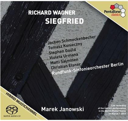 Jochen Schmeckenbecher, Tomasz Konieczny, Stephen Gould, Richard Wagner (1813-1883), … - Siegfried (3 Hybrid SACDs)