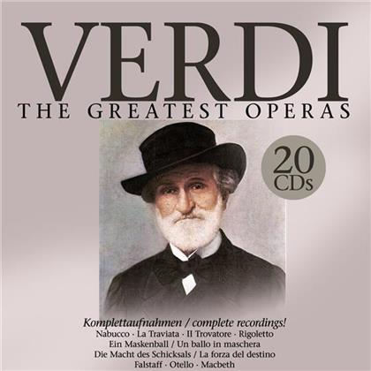 Maria Callas, u.a., Giuseppe Verdi (1813-1901) & Herbert von Karajan - The Greatest Operas (20 CD)