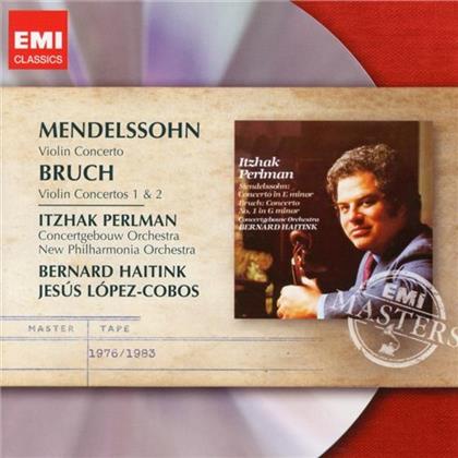 Max Bruch (1838-1920), Felix Mendelssohn-Bartholdy (1809-1847), Jesus Lopez-Cobos, Bernard Haitink, Jesus Lopez-Cobos, … - Violinkonzerte 1 & 2 / Violinkonzert