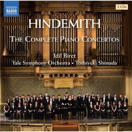 Olivia Coates, Paul Hindemith (1895-1963), Tosiyuki Shimada, Idil Biret & Yale Symphony Orchestra - Sämtliche Klavierkonzerte - Complete Piano Concertos (2 CDs)