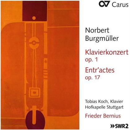 Norbert Burgmüller (1810-1836), Frieder Bernius, Tobias Koch & Hofkapelle Stuttgart - Klavierkonzert op.1, Ouverture zur Oper Dyonisos
