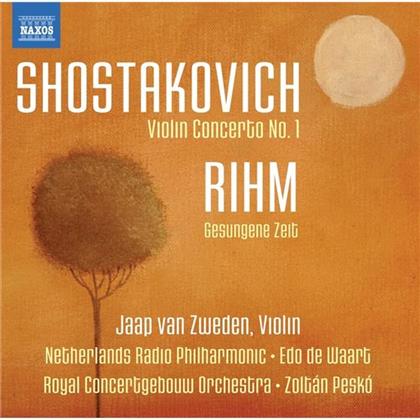 Dimitri Schostakowitsch (1906-1975), Wolfgang Michael Rihm (*1952), Edo de Waart, Zoltan Pesko, … - Violinkonz.Nr. 1, Gesungene Zeit