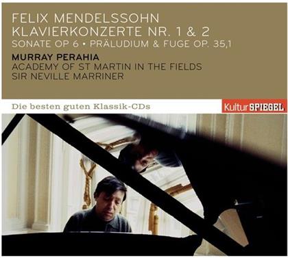 Felix Mendelssohn-Bartholdy (1809-1847), Murray Perahia, Sir Neville Marriner & Academy of St Martin in the Fields - Kulturspiegel: Die Besten Guten - Piano Ctos 1+2