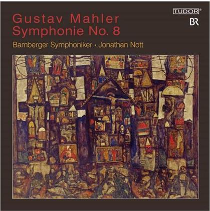 Gustav Mahler (1860-1911), Jonathan Nott & Bamberger Symphoniker - Symphonie No. 8 - Symphonie Der Tausend (SACD)