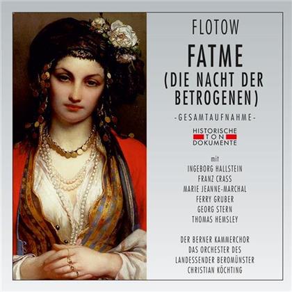 Berner Kammerchor, Friedrich von Flotow (1812-1883), Christian Köchting & Orchester des Landessender Beromünster - Fatme (die Nacht der Betrogenen) (2 CDs)