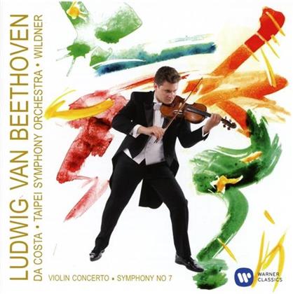 Taipei Symphony Orchestra, Ludwig van Beethoven (1770-1827) & Alexandre da Costa - Violin Concerto/Symphony No.7 (2 CDs)