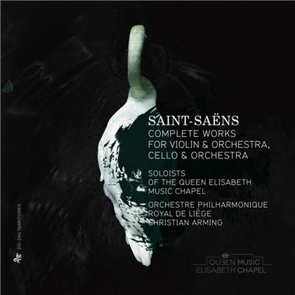 Soloist of the Queen Elisabeth Music Chapel Orchestra & Camille Saint-Saëns (1835-1921) - Complete Works For Violin & Orchestra, Cello & Orc (3 CDs)