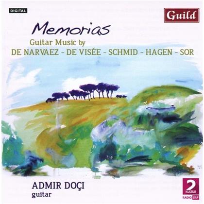 Admir Doci, Luis De Narvaez, Robert de Visée (1665-1732/3), Hagen, Sor Fernando (1778-1839), … - Memorias - Guitar Music Played By Admir Doci