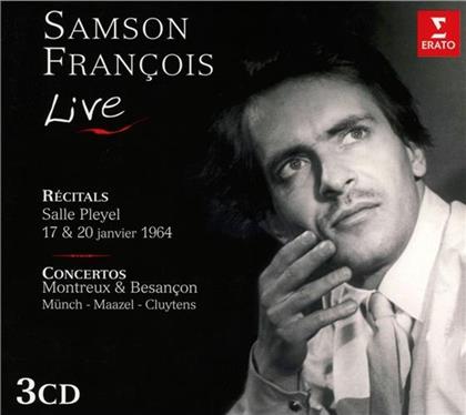 Francois Samson - Recitals Salle Pleyel 17&20 janvier 1964, Concertos Monteux & Besancon (3 CDs)