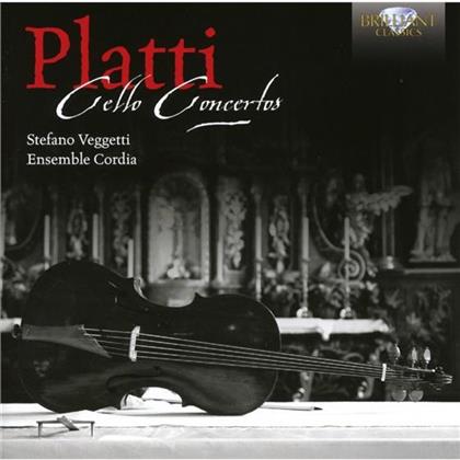 Ensemble Cordia, Giovanni Benedetto Platti (1697-1763) & Stefano Veggetti - Cello Konzerte - Cello Concertos