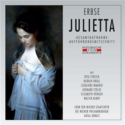 Chor der Wiener Staatsoper, Rita Streich, Rudolph Knoll, Siegelinde Wagner, Erbse Heimo, … - Julietta - Aufführungsmitschnitt (2 CDs)