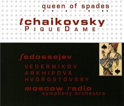 Vladimir Fedosseyev, Anatoly Vedernikov, Arkhipova, Dmitri Hvorostovsky & Peter Iljitsch Tschaikowsky (1840-1893) - Pique Dame (3 CDs)