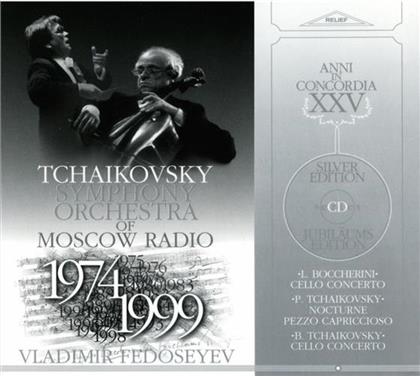Luigi Boccherini (1743-1805), Peter Iljitsch Tschaikowsky (1840-1893), Boris Tschaikowsky, Vladimir Fedosseyev, … - Works For Cello + Orchestra