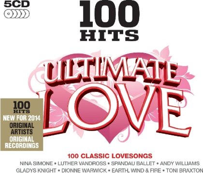 100 Hits - Ultimate Love (5 CDs)