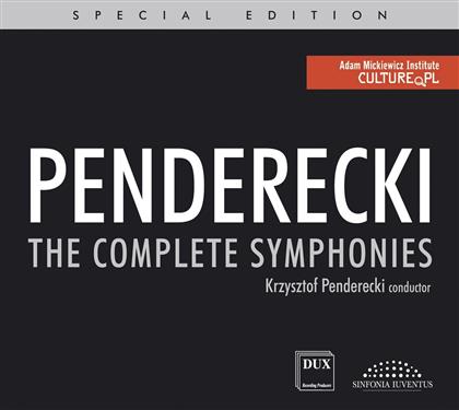 Krzysztof Penderecki (*1933), Krzysztof Penderecki (*1933) & Sinfonia Luventus - Kompletten Sinfonien (5 CDs)