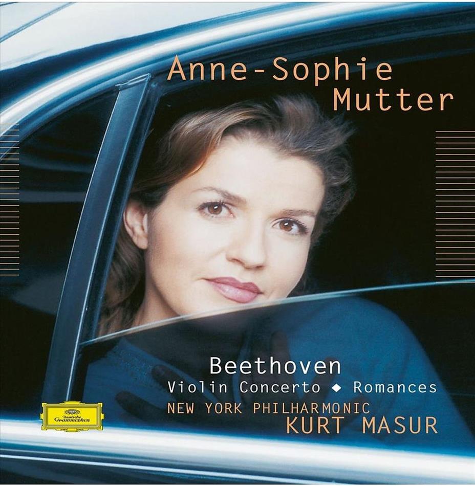 Ludwig van Beethoven (1770-1827), Kurt Masur, Anne-Sophie Mutter & New York Philharmonic - Violin Concerto / Romances - Pure Audio - Only Bluray