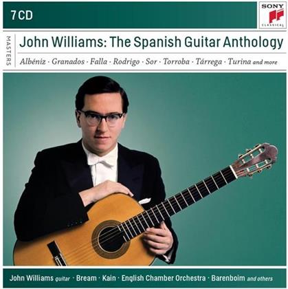 John Williams (*1932) (Komponist/Dirigent), Francisco Tarrega, Isaac Albéniz (1860-1909), Torroba, … - Spanish Guitar Anthology (7 CDs)