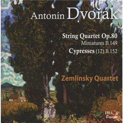 Quatuor Zemlinsky, Antonin Dvorák (1841-1904) & Quatuor Zemlinsky - String Quartet Op.80 / Miniatures B 149