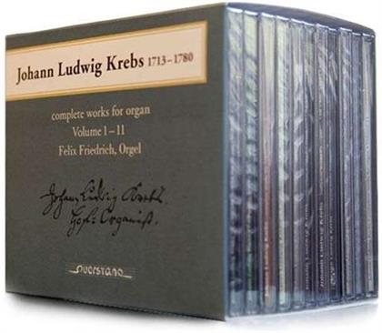 Johann Ludwig Krebs (1713-1780) - Gesamte Orgelwerke Vol. 1-11 (12 CDs)